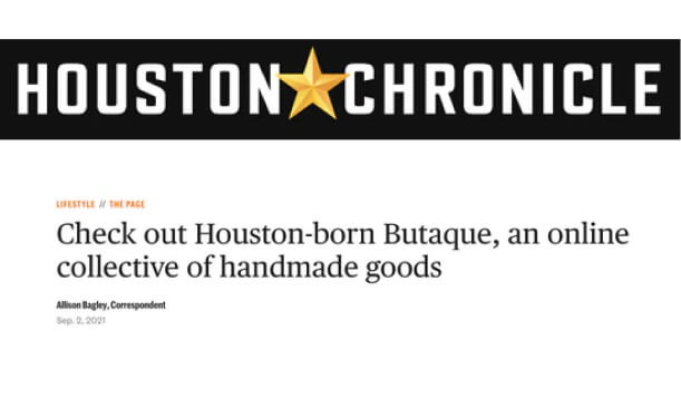 Check out Houston-born Butaque, an online collective of handmade goods